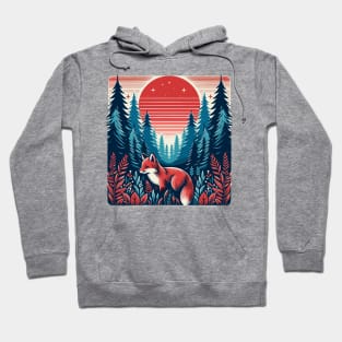 Fox in the forest Hoodie